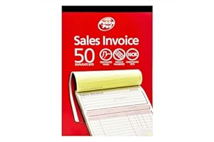 Pukka Pad, NCR Duplicate Sales Invoice Book 137 x 203mm Single