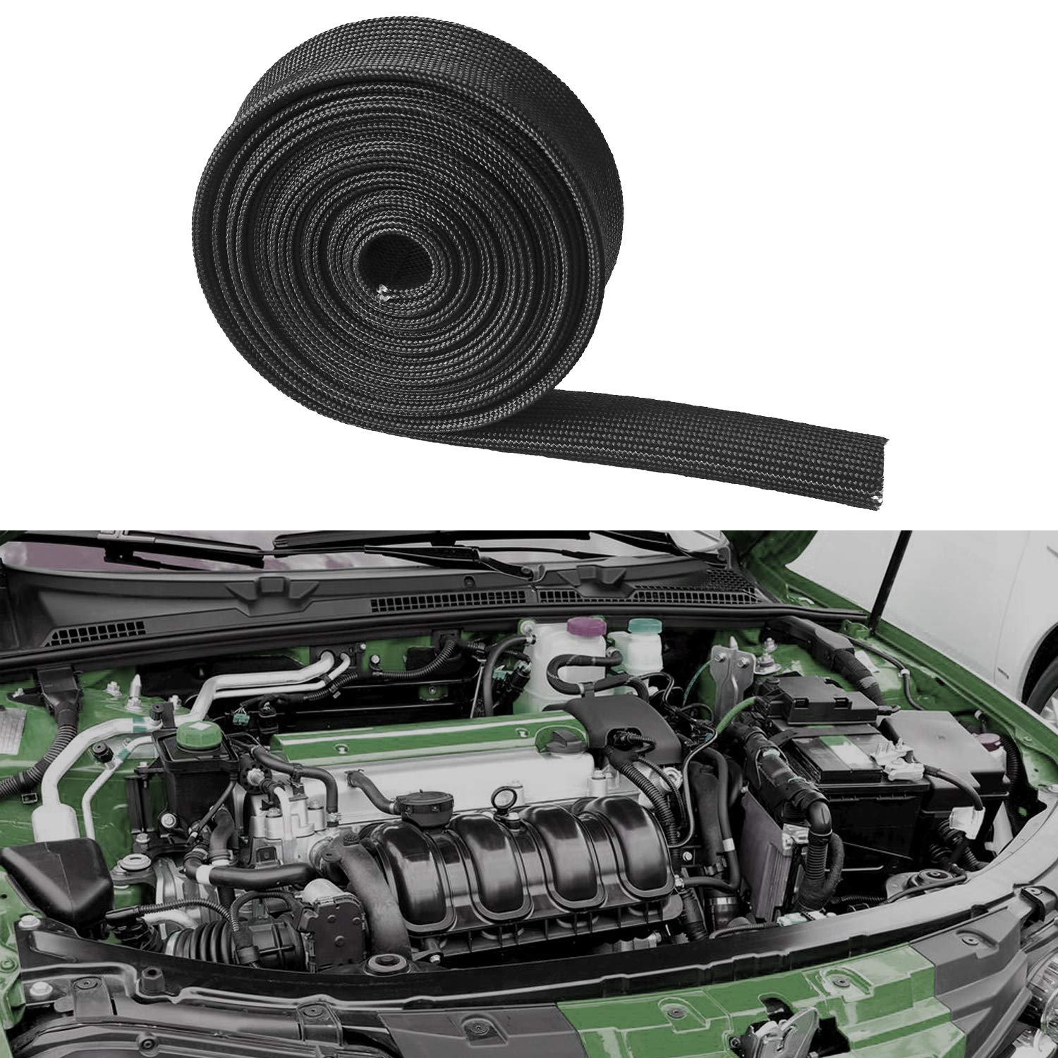 Heat Wrap, Matting & Sleeving Automotive Fiberglass Heat Shield Sleeve