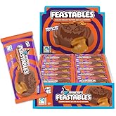 MrBeast Feastables Peanut Butter Halloween Pumpkin Cups, 30ct | Fairtrade cocoa, Neighborhood Trick or Treat Halloween candy, Bulk pack, No Additives, Party snacks, Ships cold