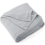 Carriediosa 100% Cotton Muslin Throw Blanket
