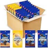 ​​OREO Minis Sandwich Cookies Variety Pack, 4 Flavors, 16 Bags​ | Original, Chocolate, Peanut Butter &amp; Golden OREO, Individually Wrapped, Always made with Real Cocoa, Bulk Cookies