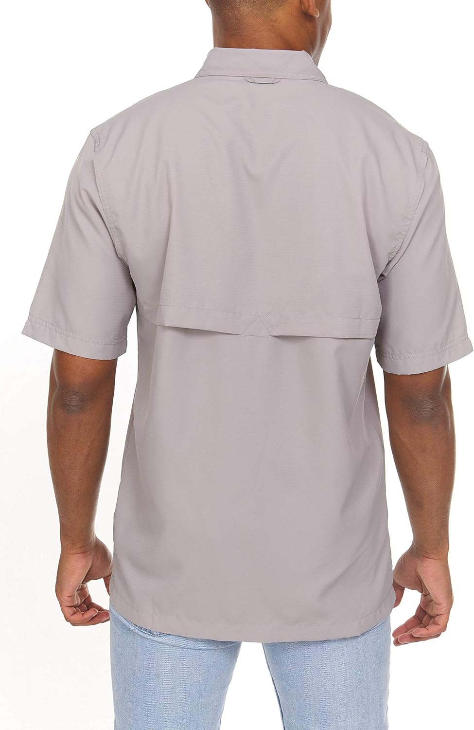 Swiss Alps Mens Short Sleeve Lightweight Breathable Outdoor Fishing Shirt at  Men’s Clothing store