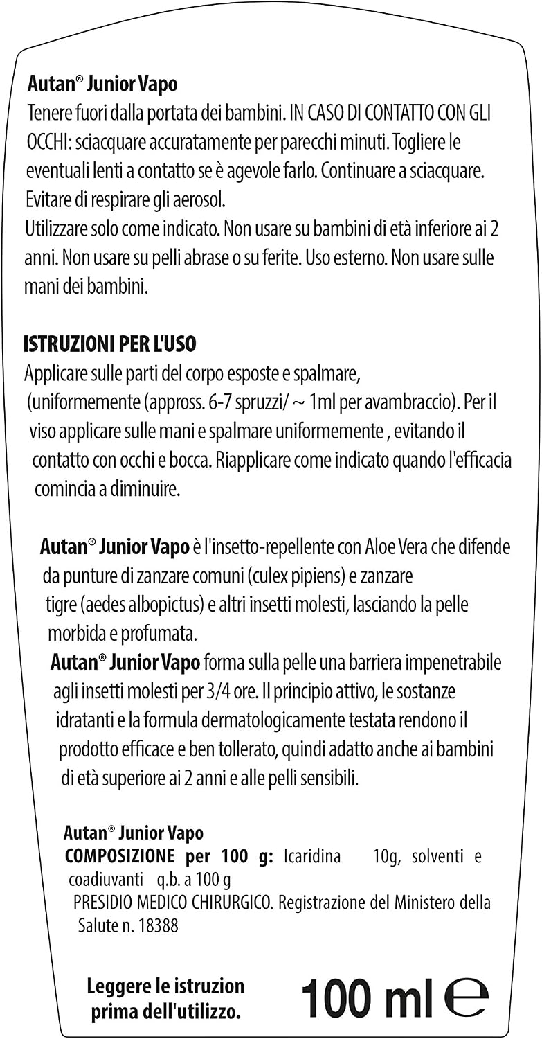 AUTAN Junior vapo antipuntura 100 ml. - Insecticides repellents - Image 3
