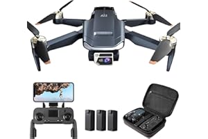 Super Enduring Brushless Motor Drone with 84 Mins Super Long Flight Time, Drone with 4K HD Camera for Beginners, CHUBORY A77 WiFi FPV Quadcopter, Follow Me, Auto Hover, Carrying Case, 3 Batteries