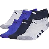 adidas unisex kids No Show Socks for Boys and Girls (6 Pairs) Durable & Comfortable