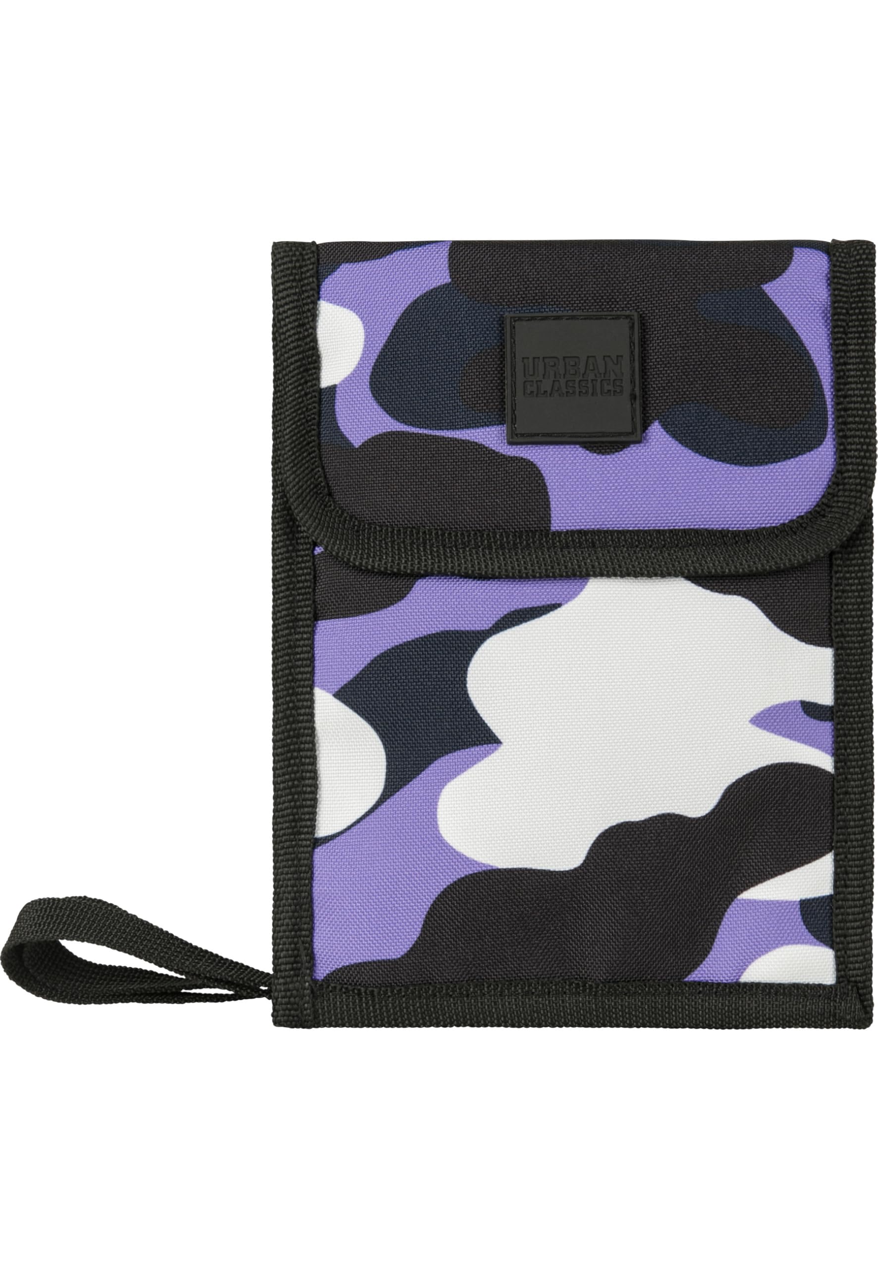 Urban Classics Neck Pouch Oxford Neck Pouch 18cm Ultraviolet Camo, Ultraviolet camo., 18, Neck Pouch