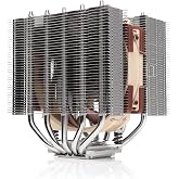 Noctua NH-D12L, Quiet High-Performance Dual-Tower CPU Cooler | Compact 145mm Height, Low-Noise Cooling, 5 Heatpipes, For Intel &amp; AMD, 120mm Fan, 100% RAM Compatibility, Rich Accessory Kit