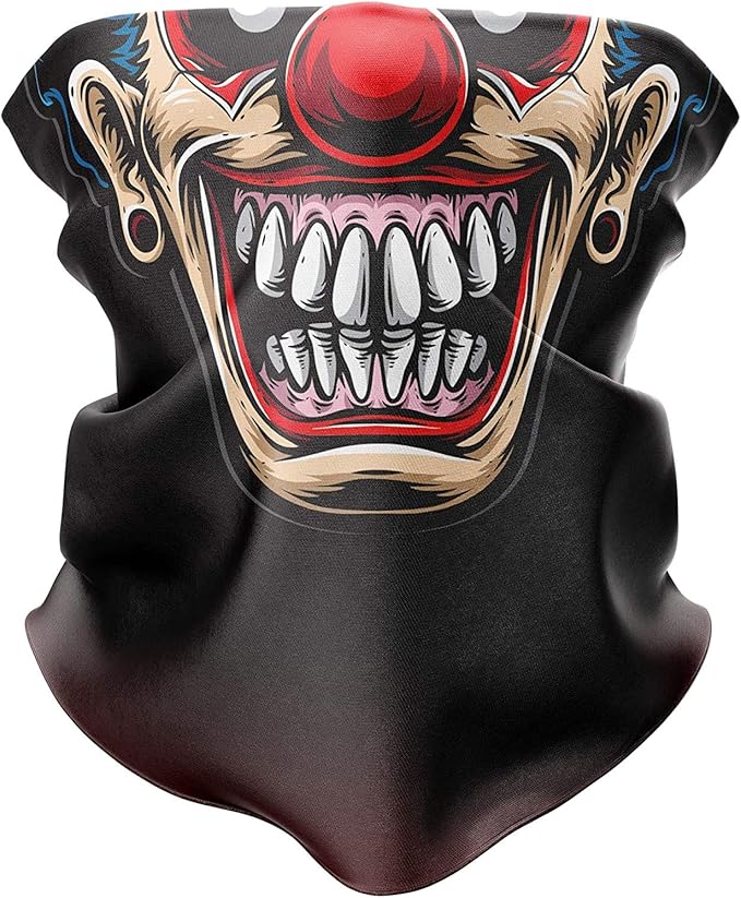 Balaclava Face Mask, Scary Clown Halloween Multifunctional Headwear