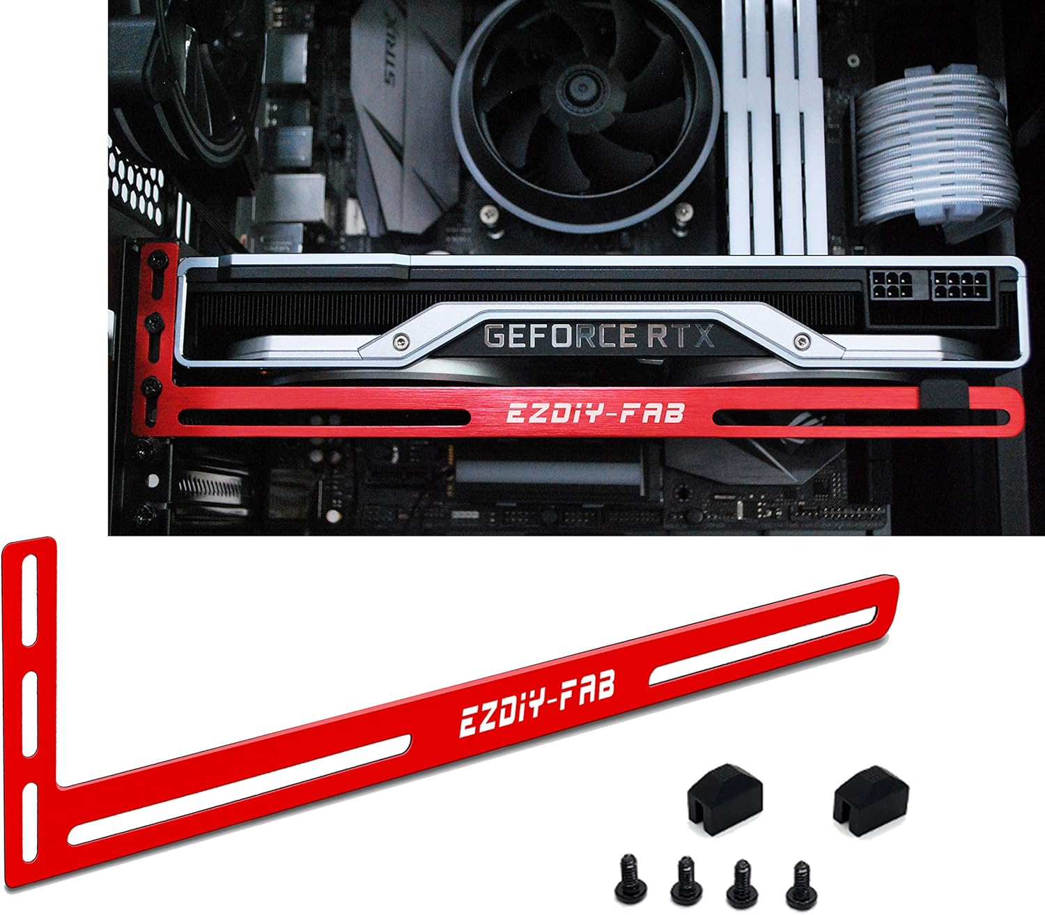 EZDIYFAB GPU Holder,Graphics Card Brace Support,Video Card Holder,GPU