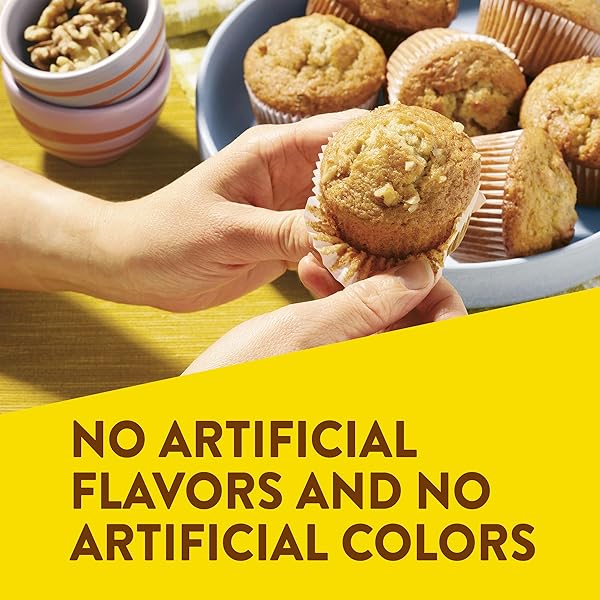 KRUSTEAZ BANANA NUT MUFFIN MIX, MADE WITH REAL BANANAS AND WALNUTS, 15.4 OZ BOX