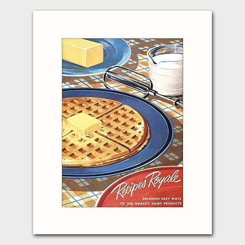 Amazon Com Cookbook Wall Art W Mat Retro Kitchen Decor Amazon Com Cookbook Wall Art W Mat Retro Kitchen Decor