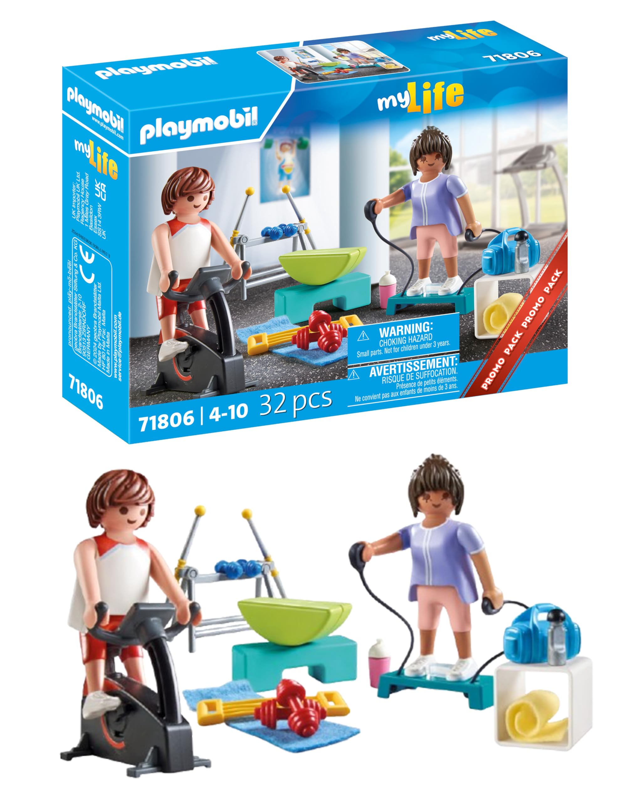 Playmobil | Sports | Fitness Training | Toys for Children aged 4+ | 71806