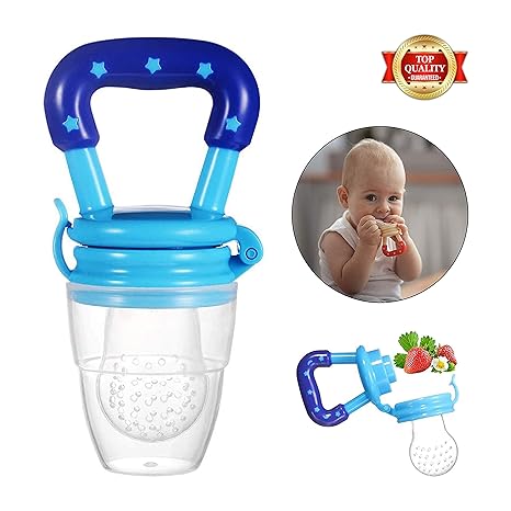 Buy Baby Fruit Feeder Pacifier Food Feeder Silicone Nipple