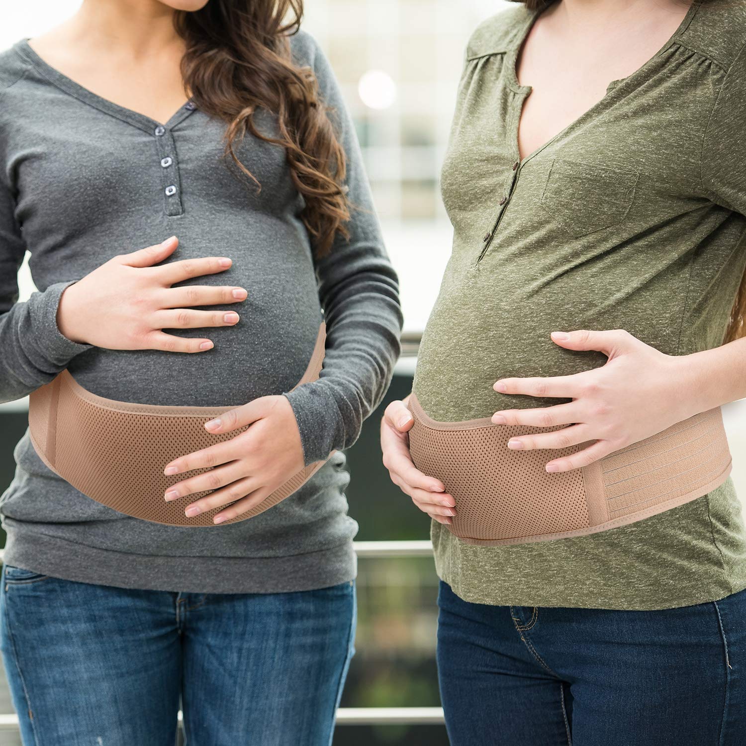 Maternity Belt, Pregnancy Support Belt, Breathable Belly Band - Back Hip & Pelvic Support Lumbar Relief Prenatal & Postpartum Tummy Wrap Abdominal Sling Prenatal Cradle - Universal Size: Industrial & Scientific