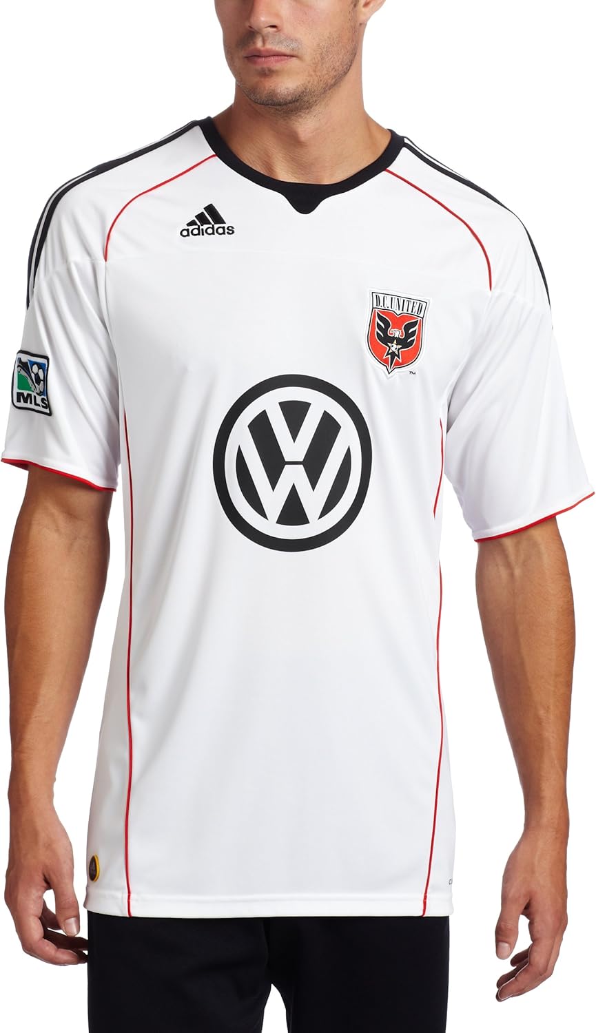 MLS DC United Replica Away Jersey (White, Black, DC Red