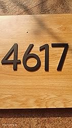 3 Inch Mailbox Numbers and Letters for