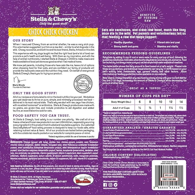 stella and chewy's dehydrated cat food