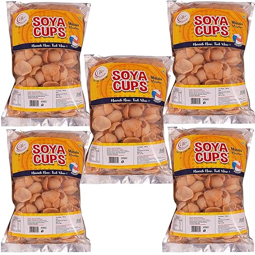 Life Soya Cups 120g Each Pack Of 5 Healthy Party Evening Snack Masala Mania Amazon In Grocery Gourmet Foods