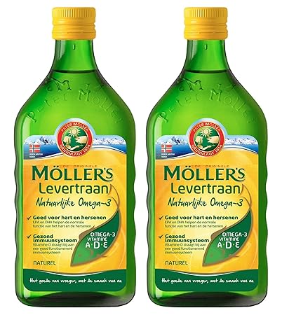 Möller's Omega-3 Lebertran Natur (250ml) - 2-Pack