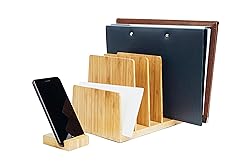 Kenley Desktop Organizer - Bamboo Wood File