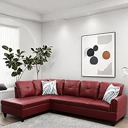 GlasFlength L Shaped Couch, Modular Sectional Sofa