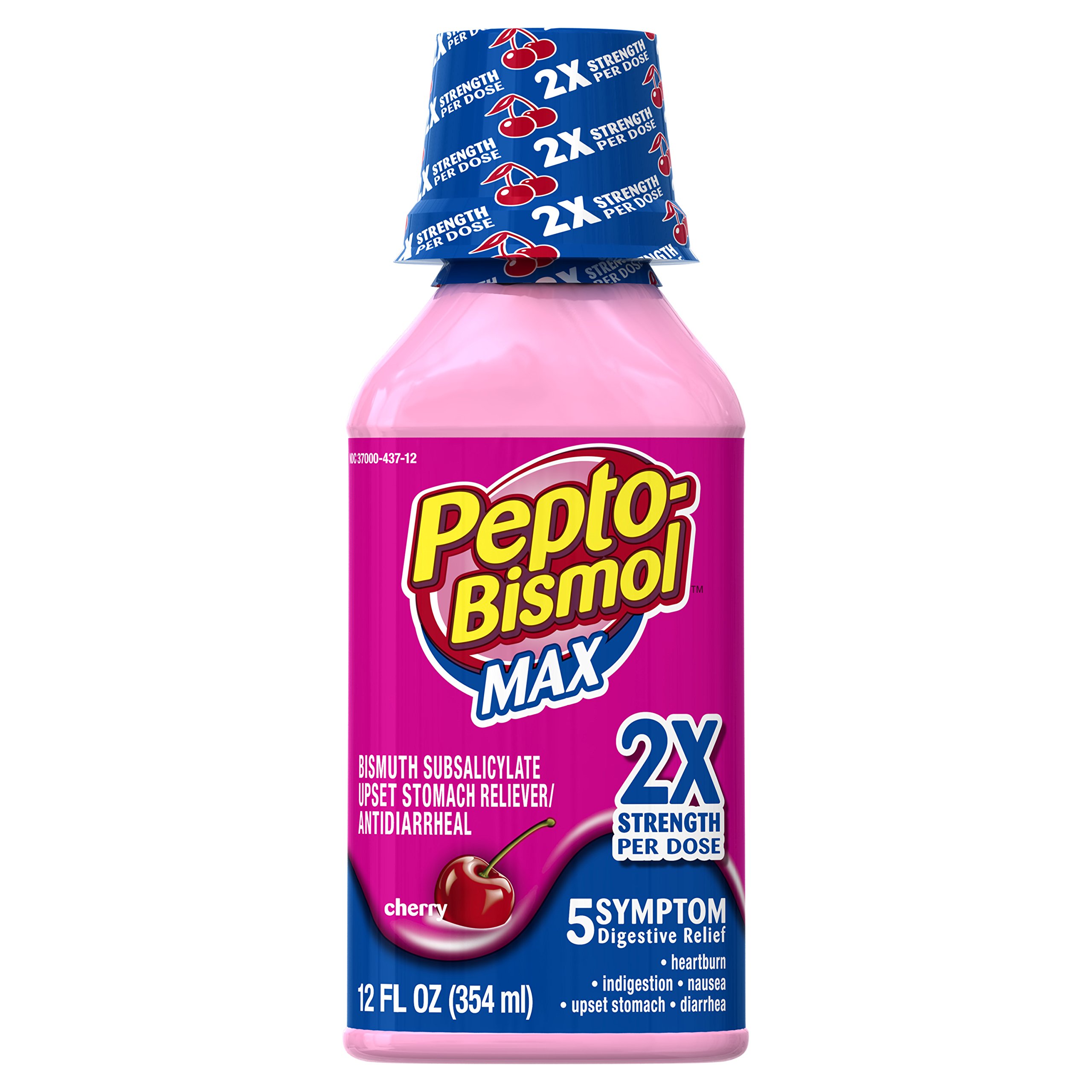 PeptoBismol 5 Symptom Digestive Relief Medicine, Upset