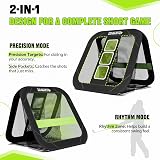 Golf Chipping Practice Net 2 in 1 Large Indoor Outdoor Training view 2