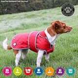 Ancol Muddy Paws All Weather Stormguard Dog Coat Poppy Red 35 cm view 3