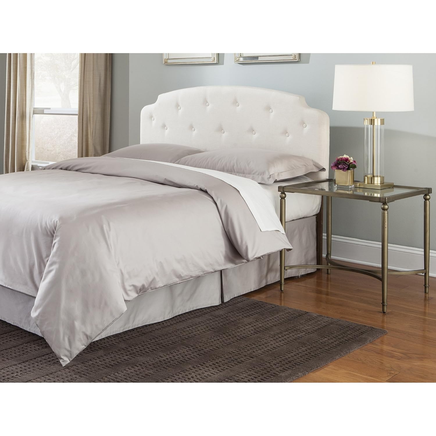 Best arched white full bed headboard