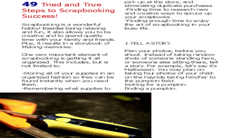 iScrapbook: Scrapbooking Enthusiast