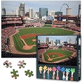 Puzzles for Adults 1000 Pieces, St. Louis Busch Stadium Jigsaw Puzzles, Adult Puzzle for Adults, Educational Fun Games or Toys for Elders Friends 20X27 INCH