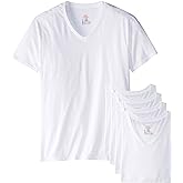 Hanes Men
s 6-Pack Best V-Neck T-Shirt