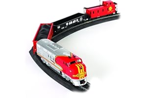 Bachmann Trains Santa Fe Flyer Ready-to-Run HO Scale Train Set