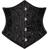 Scarlet Darkness Corset Belt for Women Fishbone Wide Waist Corset Pirate Belt