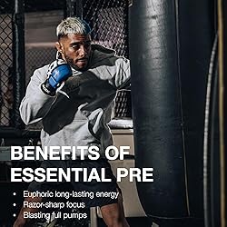 RAW Essential Pre-Workout Powder (Grape) - Chris