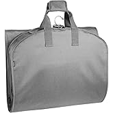 WallyBags® 60” Premium Tri-Fold Travel Garment Bag with exterior pocket