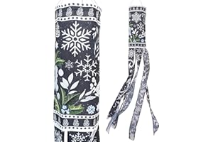 Madrona Brands Winter Woodland Windsock | Durable Outdoor Hanging Wind Sock Decoration | Yard, Garden, Patio | 48 Inch
