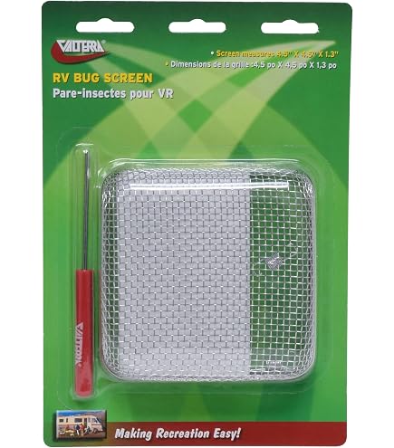Camco Flying Insect Screen For Dometic WH6GEA Water Heater - Camping Bug Protection Net