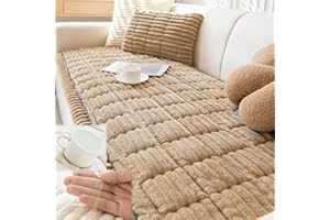Generic Soft Flannel Breathable Pet Mat Non-Slip Couch Cover, Washable, Fuzzy, Dog/Cat Bed Mat Protector, Brown, 60*120cm