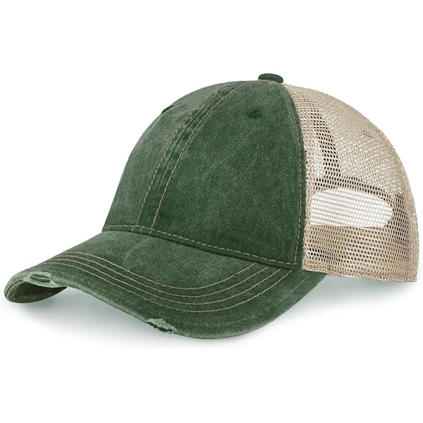 Helikon-Tex Shooting Time Snapback Cap – Dirty Washed Dark Green/Kelly Green, Unisex, Cotone, Regolabile, 85g - 3