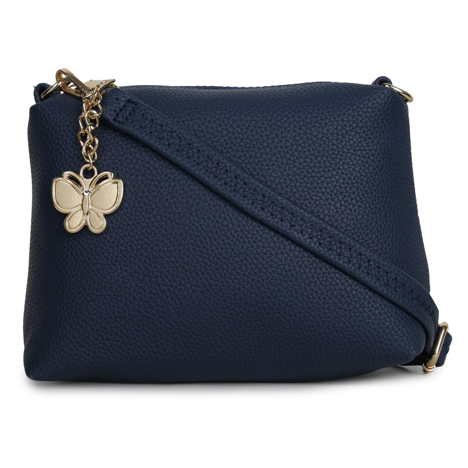 butterflies women sling bag (blue) (bns-b-2038#bl)