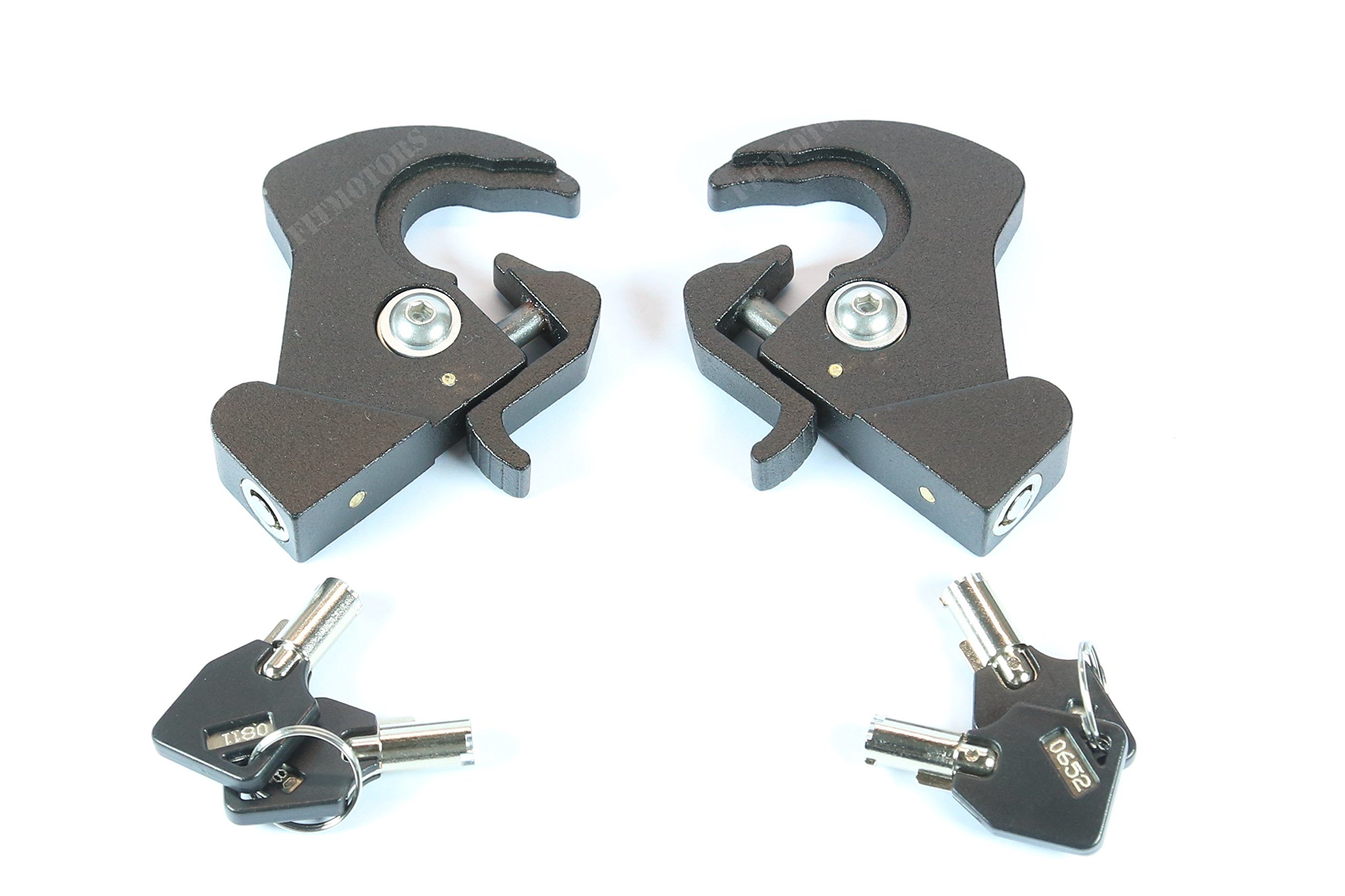 Rotary Docking Latches with Locks for Harley Davidson Sissy Bar