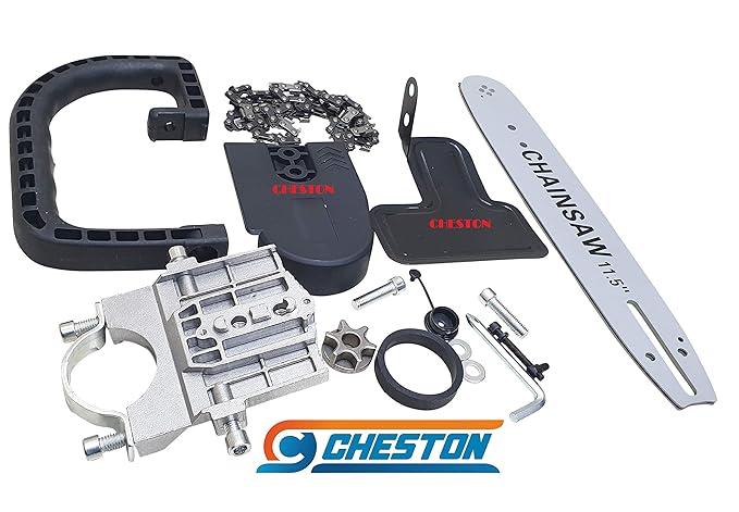 Cheston Electric Chainsaw Bracket Adapter Set for Angle Grinder Machine Woodworking Tool