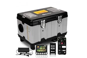 SUNSTER TB10 8KW TOOLBOX Diesel Air Heater AC110V DC12V 24V Adaptive Plateau portable parking heater, Auto Start-Stop & Ventilation function, with App Control for cars trucks RV campers tent garage home