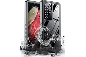 Hualele Waterproof Galaxy S21 Ultra Case, Built in Lens & Screen Protector Rugged Full Body Heavy Duty Protective Shockproof 