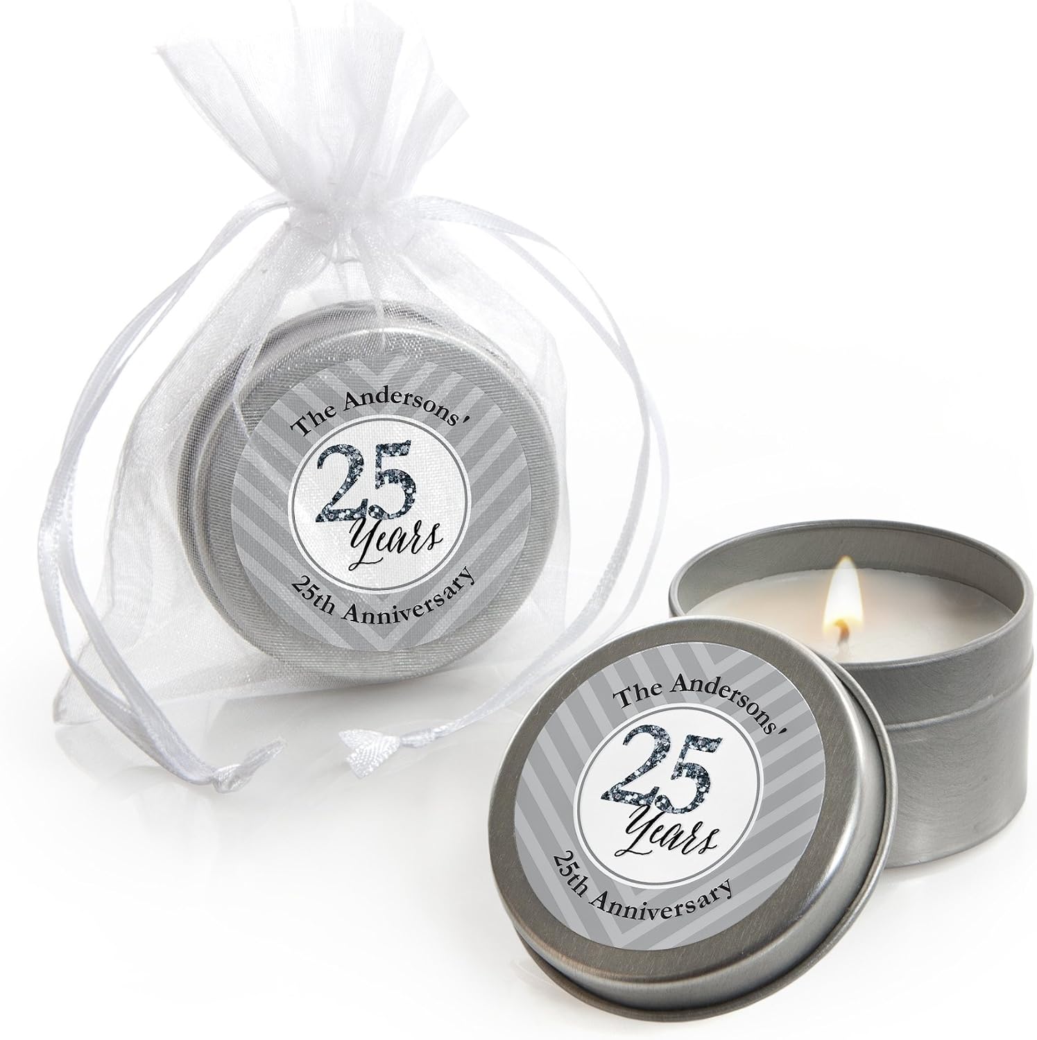 Favors For 25Th Wedding Anniversary 25th Silver