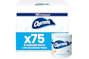 P&G PROFESSIONAL Charmin Commercial Bathroom Tissue, Septic Safe, Individually Wrapped, 2-Ply, White, 450 Sheets/roll, 75 Rolls/carton