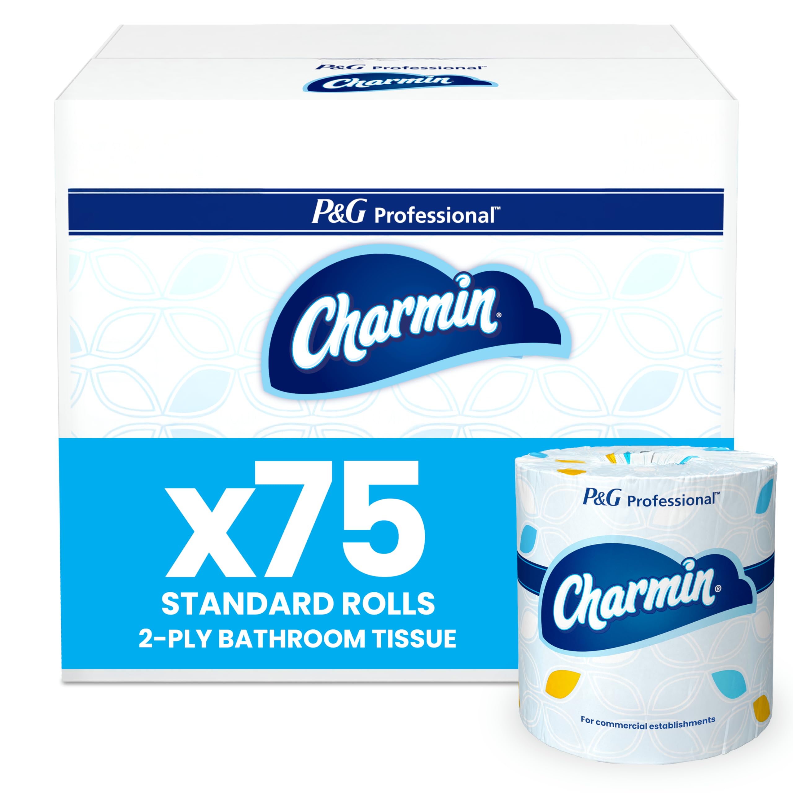 Photo 1 of **MISSED PARTS**
Charmin Commercial Bathroom Tissue, Septic Safe, Individually Wrapped, 2-Ply, White, 450 Sheets/roll, 75 Rolls/carton
