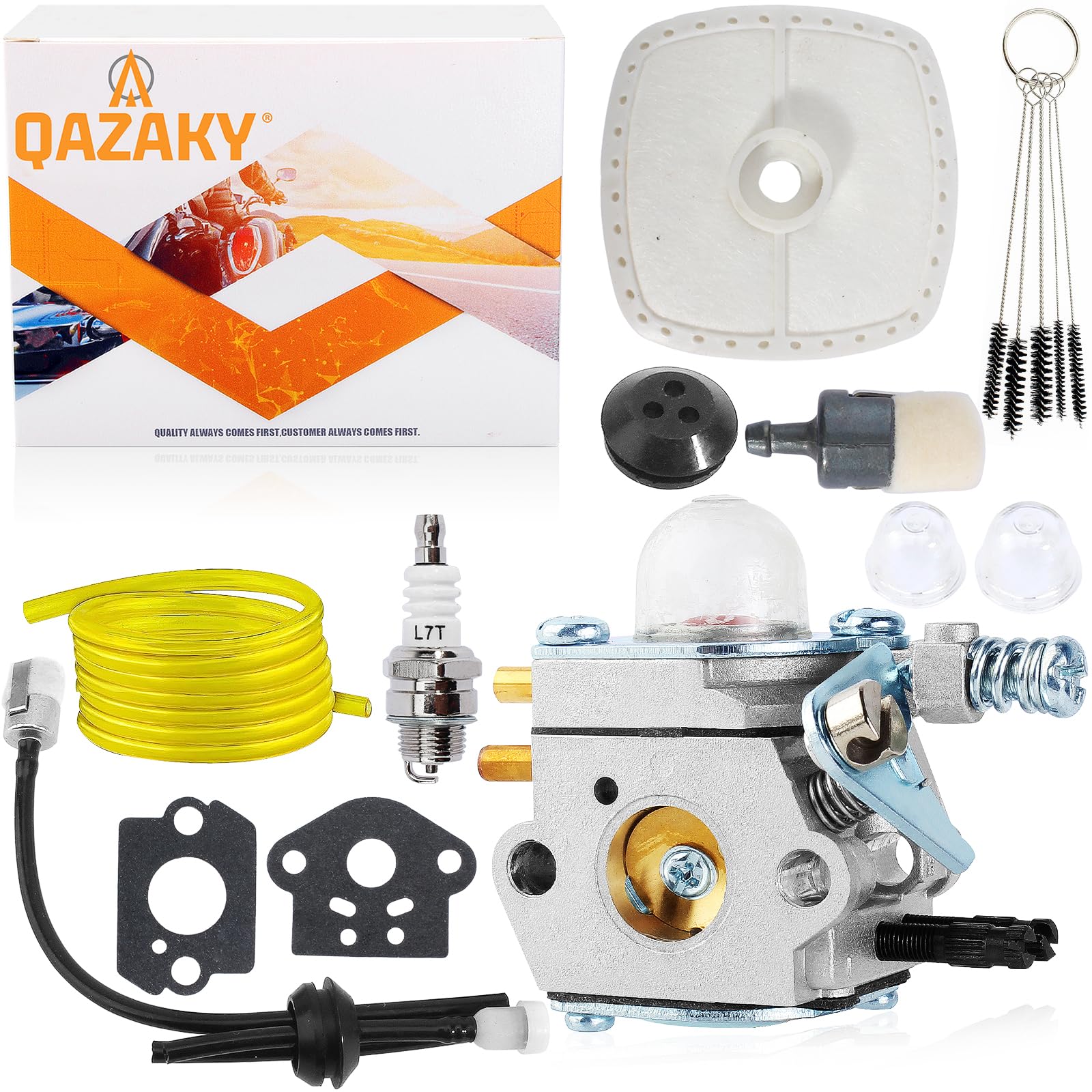 QAZAKY Carburetor Compatible with Zama C1U-K29 C1U-K47 C1U-K52 Echo PE2000 SHR210 SHC1700 SHC2100 GT2000 GT2100 TT24 SM2100 SRM2400 ST2000SB TT21A PAS2000 PAS2100 PP800 PP1200 PPF2100 PPF2110 PPT2100
