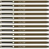 Marvy Uchida Bulk Buy Le Pen .03mm Point Open Stock-Brown (12-Pack)